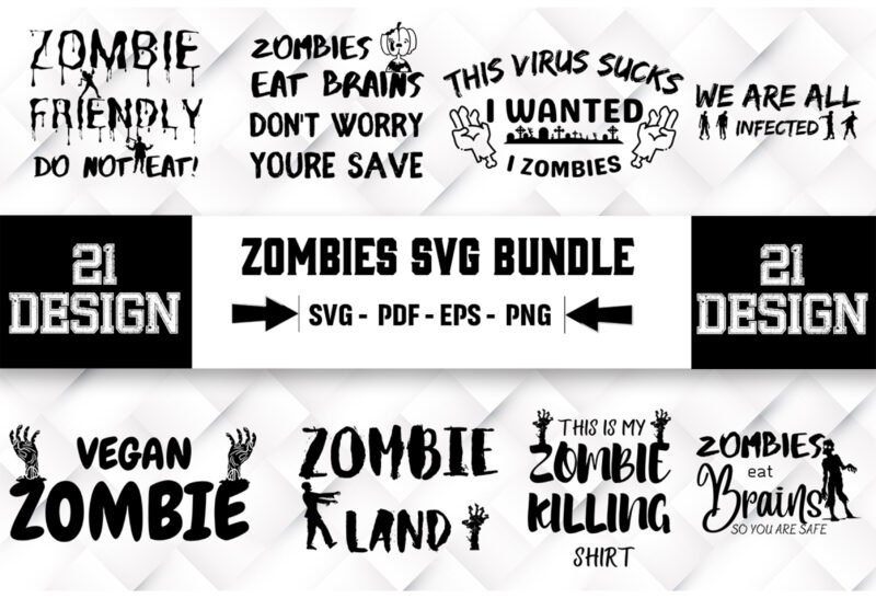 Zombies SVG Bundle