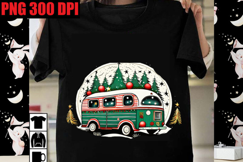 Christmas Camper T-shirt Bundle,Adventure tshirt mega bundle ,camping 16 tshirt design ,dear santa i want it all svg cut file , christmas t