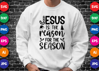 Jesus is the reason for the season vector clipart