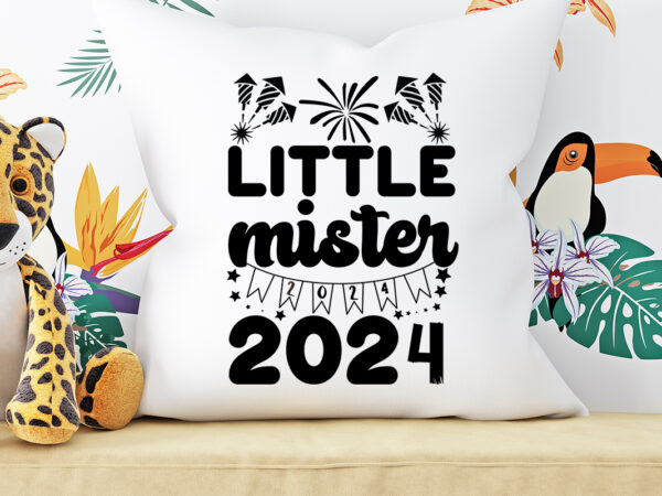 Little mister 2024 t-shirt design ,little mister 2024 svg cut file ,little mister 2024 vector design ,vector design .