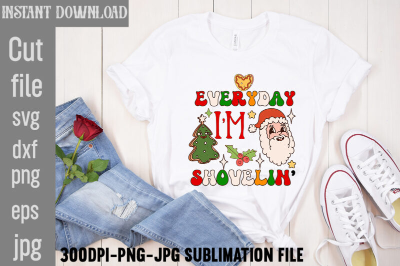 Retro Christmas PNG Sublimation Bundle,20 Designs,on Sell Design,Big Sell Design,Png Bundle,Christmas T-shirt Designs