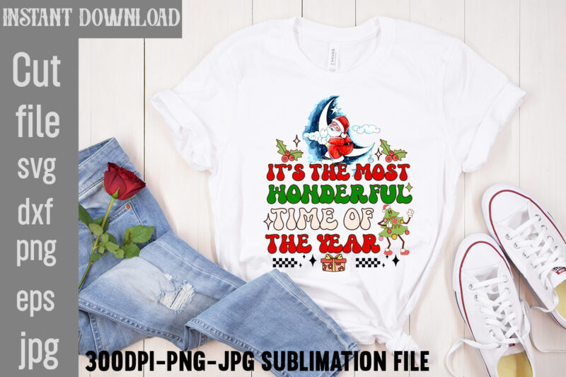 Retro Christmas PNG Sublimation Bundle,20 Designs,on Sell Design,Big Sell Design,Png Bundle,Christmas T-shirt Designs