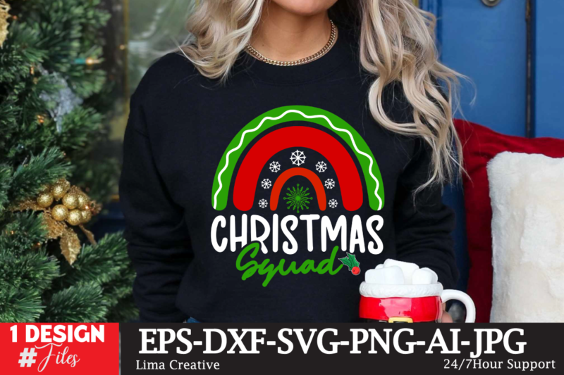 Christmas T-shirt Design BUndle, Christmas Vector T-shirt Design