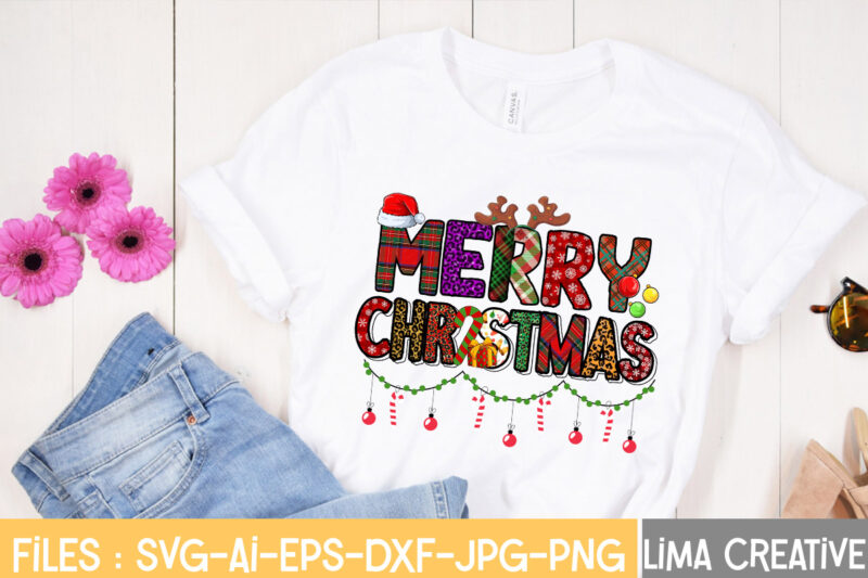 Merry Christmas Sublimation PNG<Christmas Sublimation Design , Christmas Sublimation Bundle