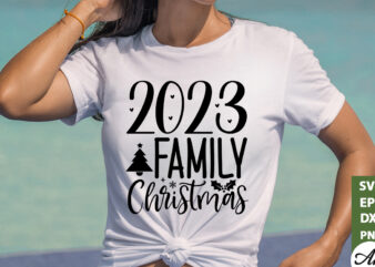 2023 family christmas SVG