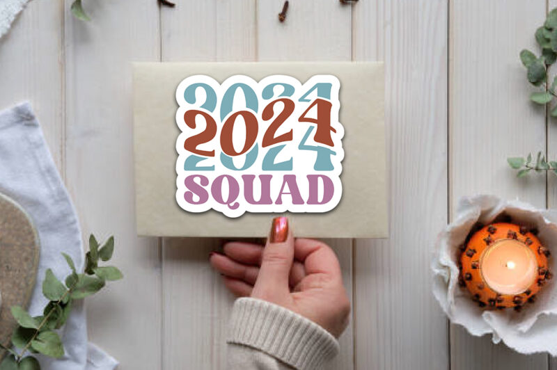 2024 squad Stickers Design