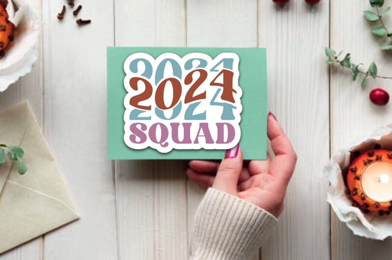 2024 squad Stickers Design