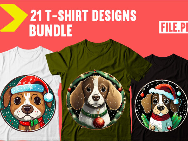 Cute dog christmast-shirt bundle,21 designs,on sell design, big sell design,corgi t-shirt design,dog,mega,svg,,t-shrt,bundle