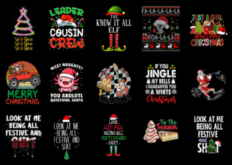 15 Christmas Shirt Designs Bundle For Commercial Use Part 28, Christmas T-shirt, Christmas png file, Christmas digital file, Christmas gift,