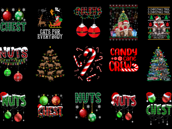 15 christmas shirt designs bundle for commercial use part 9, christmas t-shirt, christmas png file, christmas digital file, christmas gift,