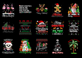 15 Christmas Shirt Designs Bundle For Commercial Use Part 31, Christmas T-shirt, Christmas png file, Christmas digital file, Christmas gift,
