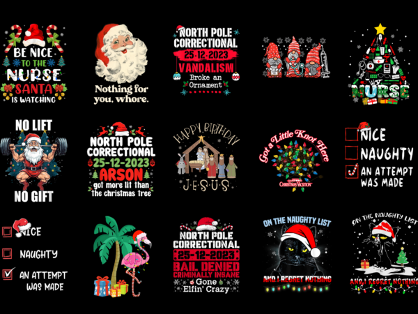 15 christmas shirt designs bundle for commercial use part 35, christmas t-shirt, christmas png file, christmas digital file, christmas gift,