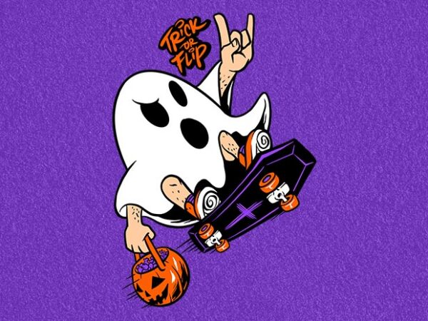 Trick or flip t shirt designs for sale