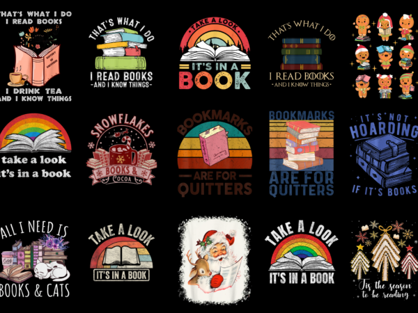 15 reading shirt designs bundle for commercial use part 4, reading t-shirt, reading png file, reading digital file, reading gift, reading do