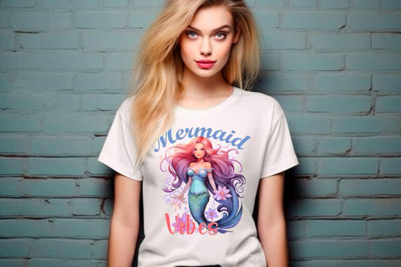 Beach And Mermaid Sublimation Bundle, Mermaid Shirts