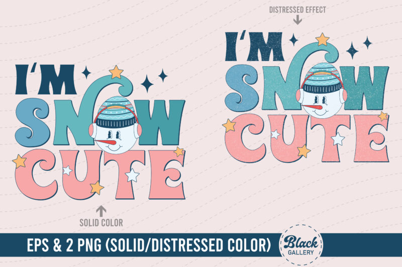 Winter Snowman Sublimation PNG & EPS