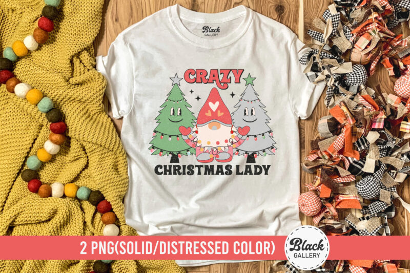 Retro Christmas PNG Sublimation