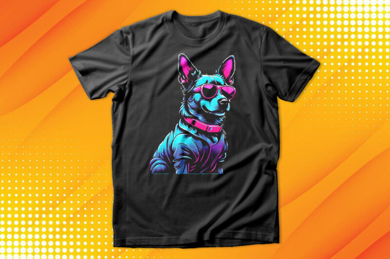 Cute Dog with sunglasses T-Shirt