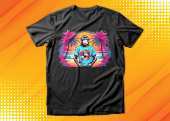 Cool Ape wearing T-Shirt