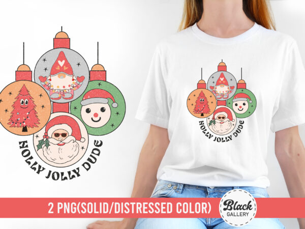 Retro christmas png sublimation t shirt design online