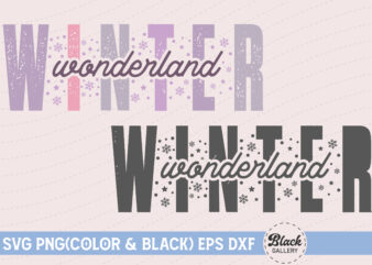 Winter Wonderland Quotes SVG t shirt design for sale