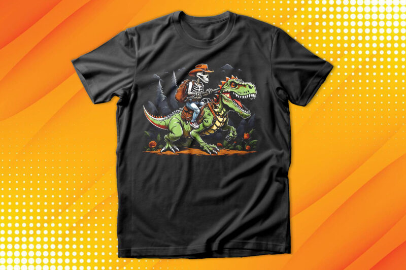 Skeleton Drive Dinosaurs T-Shirt