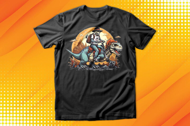 Skeleton Drive Dinosaurs T-Shirt