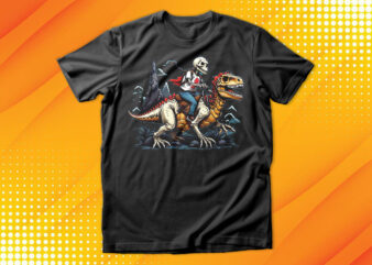 Skeleton Drive Dinosaurs T-Shirt