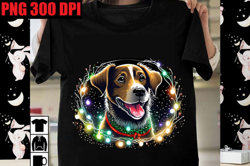 Dog Christmas Lights T-shirt Bundle,21 Designs,On sell Design, Big Sell Design,Corgi T-shirt Design,Dog,Mega,SVG,,T-shrt,Bundle