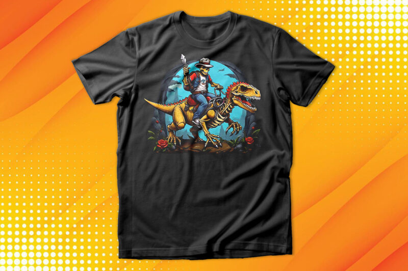 Skeleton Drive Dinosaurs T-Shirt