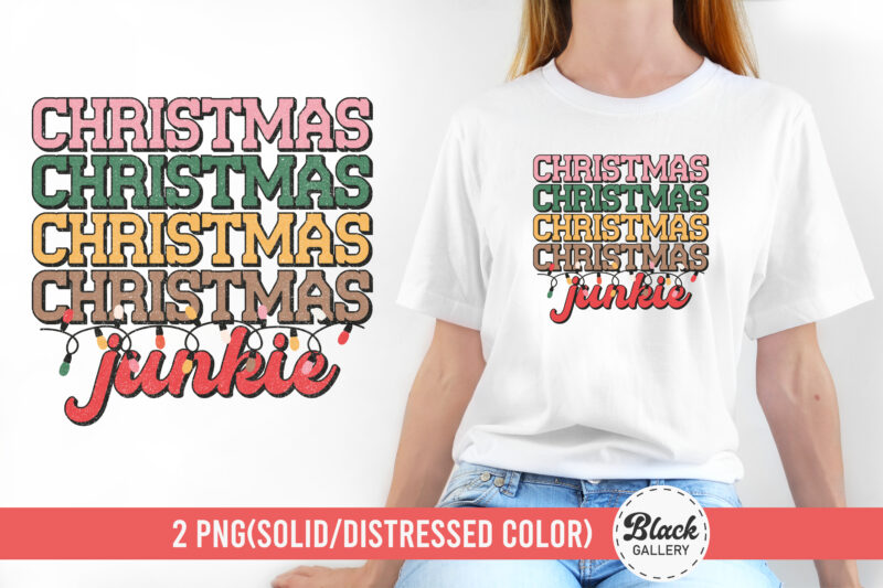 Retro Christmas PNG Sublimation