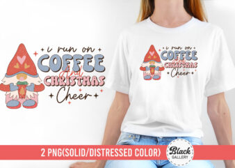 Retro Christmas Coffee PNG & EPS t shirt design online