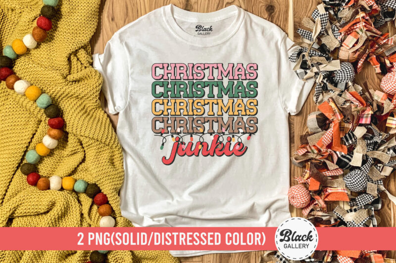 Retro Christmas PNG Sublimation