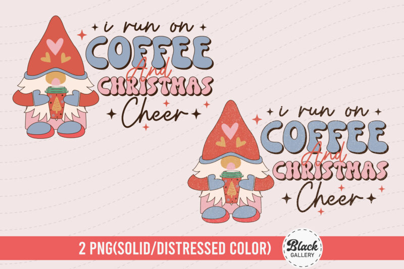 Christmas Coffee T-Shirt Design