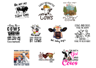 10 Cows Shirt Designs Bundle For Commercial Use Part 8, Cows T-shirt, Cows png file, Cows digital file, Cows gift, Cows download, Cows desig