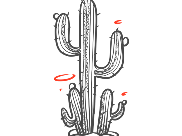 Cactus t shirt vector file