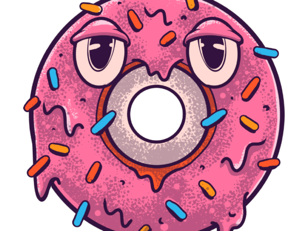 Donuts t shirt vector illustration