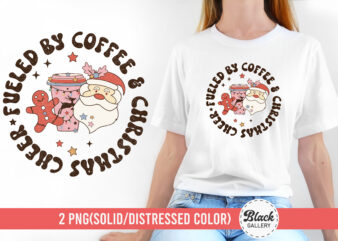 Christmas Coffee T-Shirt Design