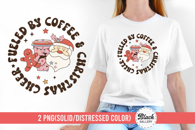 Christmas Coffee T-Shirt Design