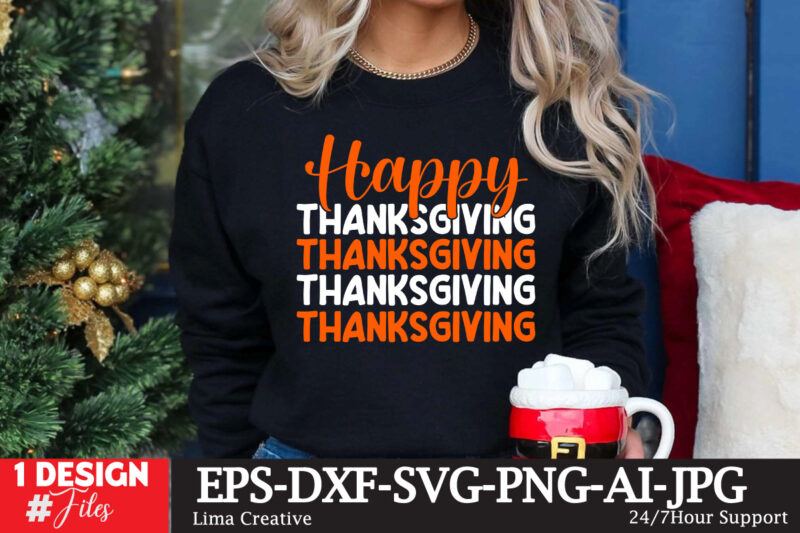 Happy Thanksgiving T-shirt Design ,Thanksgiving T-shirt Design