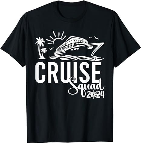 15 Cruise Squad Vacation 2024 Shirt Designs Bundle For Commercial Use ...