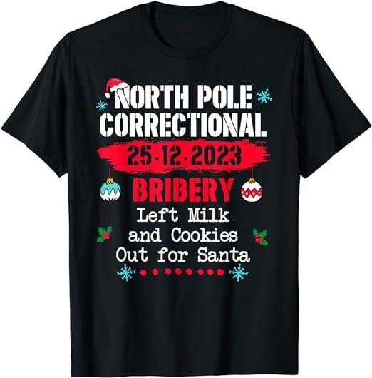 15 North Pole Correctional Shirt Designs Bundle For Commercial Use Part 1, North Pole Correctional T-shirt, North Pole Correctional png file