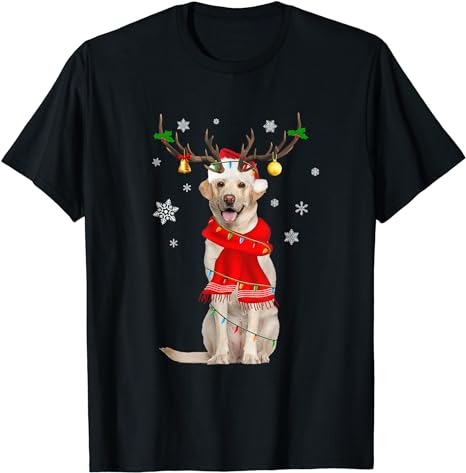 15 Reindeer Santa Hat Christmas Shirt Designs Bundle For Commercial Use Part 2, Reindeer Santa Hat Christmas T-shirt, Reindeer Santa Hat Chr