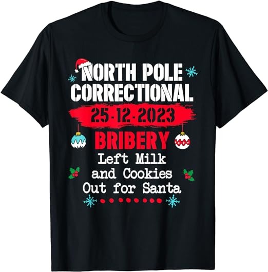 15 North Pole Correctional Shirt Designs Bundle For Commercial Use Part 3, North Pole Correctional T-shirt, North Pole Correctional png file