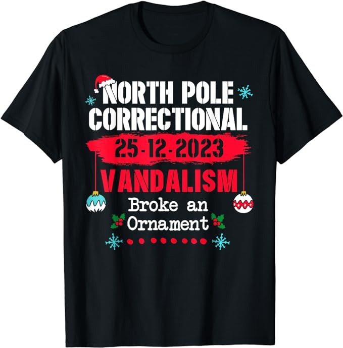 15 North Pole Correctional Shirt Designs Bundle For Commercial Use Part 3, North Pole Correctional T-shirt, North Pole Correctional png file