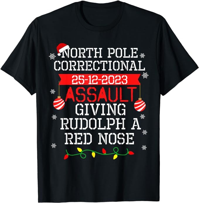 15 North Pole Correctional Shirt Designs Bundle For Commercial Use Part 3, North Pole Correctional T-shirt, North Pole Correctional png file