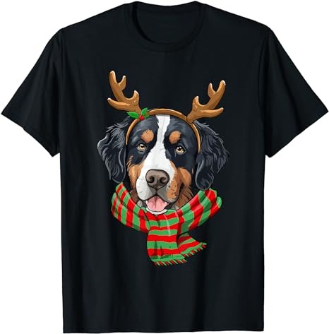 15 Reindeer Santa Hat Christmas Shirt Designs Bundle For Commercial Use Part 2, Reindeer Santa Hat Christmas T-shirt, Reindeer Santa Hat Chr