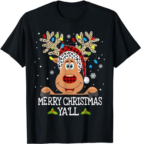 15 Reindeer Santa Hat Christmas Shirt Designs Bundle For Commercial Use Part 2, Reindeer Santa Hat Christmas T-shirt, Reindeer Santa Hat Chr