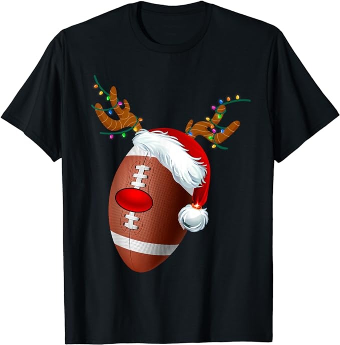 15 Reindeer Santa Hat Christmas Shirt Designs Bundle For Commercial Use Part 3, Reindeer Santa Hat Christmas T-shirt, Reindeer Santa Hat Chr