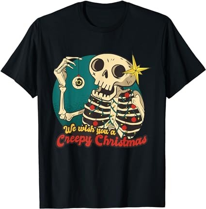 15 Skeleton Christmas Shirt Designs Bundle For Commercial Use Part 6, Skeleton Christmas T-shirt, Skeleton Christmas png file, Skeleton Chri